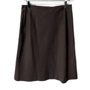 Doc and Amelia chocolate summer wool A line dress skirt